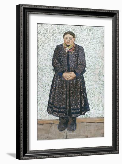 Ukrainian Peasant Woman, 1910-1911-null-Framed Giclee Print