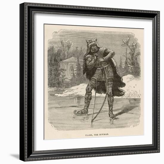 Uller the Bowman, God of Winter and Archery-null-Framed Art Print