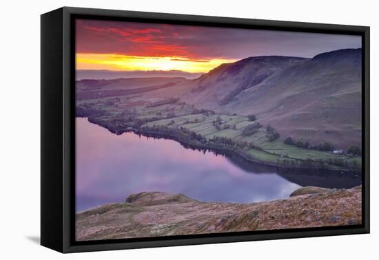 Ullswater in the Lake District National Park, Cumbria, England, United Kingdom, Europe-Julian Elliott-Framed Premier Image Canvas