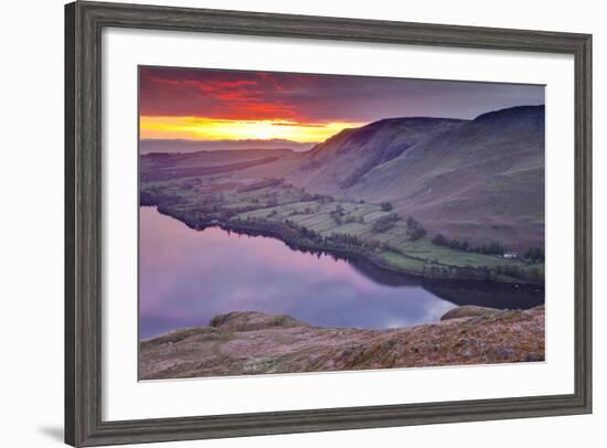 Ullswater in the Lake District National Park, Cumbria, England, United Kingdom, Europe-Julian Elliott-Framed Photographic Print