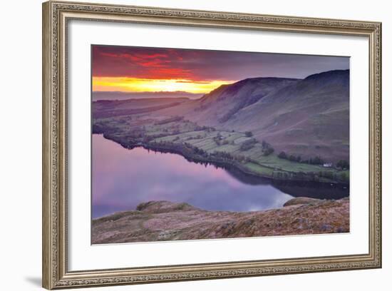 Ullswater in the Lake District National Park, Cumbria, England, United Kingdom, Europe-Julian Elliott-Framed Photographic Print