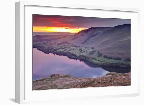 Ullswater in the Lake District National Park, Cumbria, England, United Kingdom, Europe-Julian Elliott-Framed Photographic Print