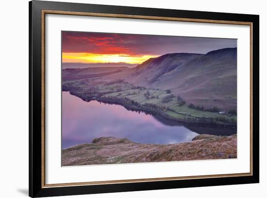 Ullswater in the Lake District National Park, Cumbria, England, United Kingdom, Europe-Julian Elliott-Framed Photographic Print