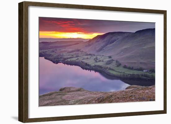 Ullswater in the Lake District National Park, Cumbria, England, United Kingdom, Europe-Julian Elliott-Framed Photographic Print