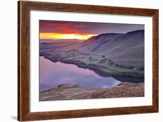 Ullswater in the Lake District National Park, Cumbria, England, United Kingdom, Europe-Julian Elliott-Framed Photographic Print