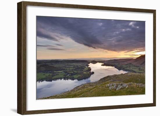 Ullswater in the Lake District National Park, Cumbria, England, United Kingdom, Europe-Julian Elliott-Framed Photographic Print