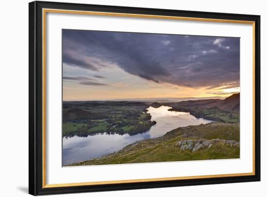 Ullswater in the Lake District National Park, Cumbria, England, United Kingdom, Europe-Julian Elliott-Framed Photographic Print