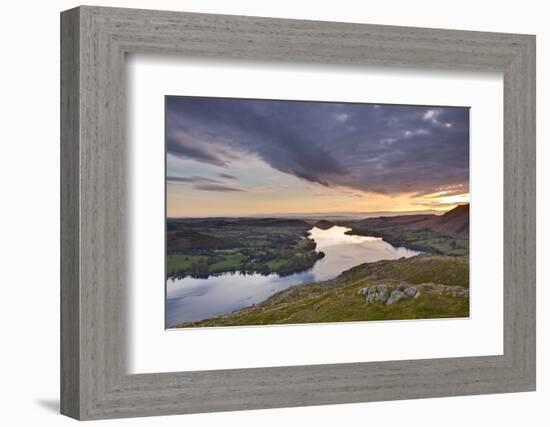 Ullswater in the Lake District National Park, Cumbria, England, United Kingdom, Europe-Julian Elliott-Framed Photographic Print