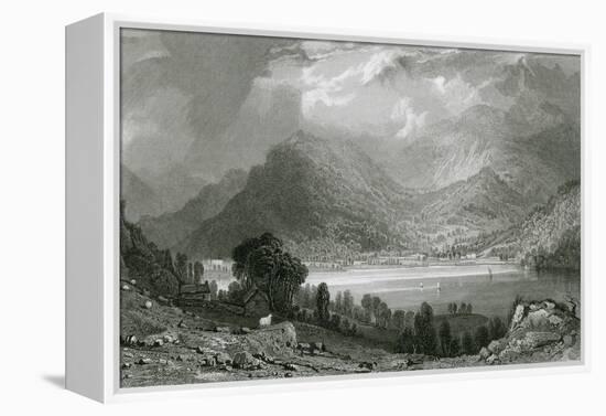 Ullswater, Lake District-Thomas Allom-Framed Stretched Canvas