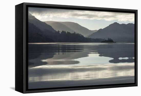 Ullswater, Little Island in November, Lake District National Park, Cumbria, England, UK-James Emmerson-Framed Premier Image Canvas