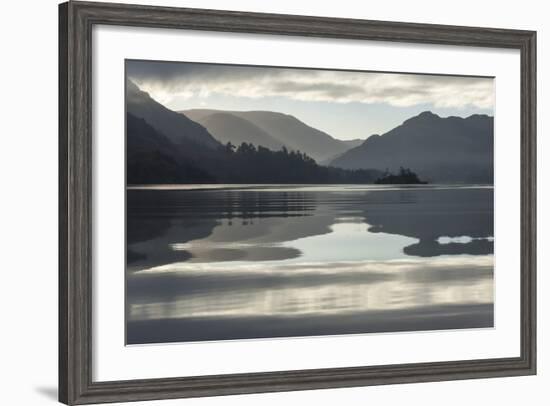 Ullswater, Little Island in November, Lake District National Park, Cumbria, England, UK-James Emmerson-Framed Photographic Print