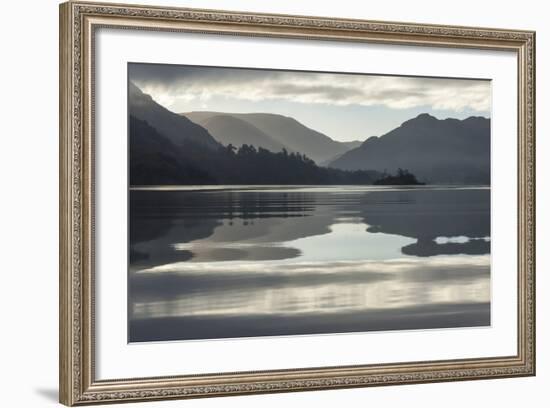 Ullswater, Little Island in November, Lake District National Park, Cumbria, England, UK-James Emmerson-Framed Photographic Print