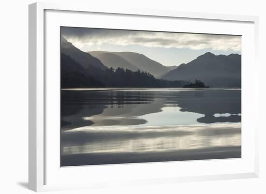 Ullswater, Little Island in November, Lake District National Park, Cumbria, England, UK-James Emmerson-Framed Photographic Print