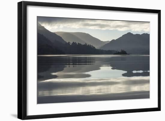 Ullswater, Little Island in November, Lake District National Park, Cumbria, England, UK-James Emmerson-Framed Photographic Print