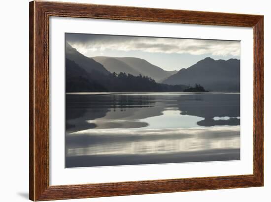 Ullswater, Little Island in November, Lake District National Park, Cumbria, England, UK-James Emmerson-Framed Photographic Print