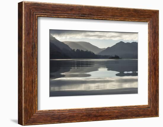 Ullswater, Little Island in November, Lake District National Park, Cumbria, England, UK-James Emmerson-Framed Photographic Print