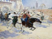 Horsemen Leaving the City-Ulpiano Checa Y Sanz-Giclee Print