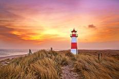 Lighthouse on the Island Sylt, Germany-Ulrich Ladurner-Premium Photographic Print