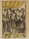 A Scene from the Council of Constance, from 'Chronik Des Konzils Von Konstanz'-Ulrich Von Richental-Mounted Giclee Print