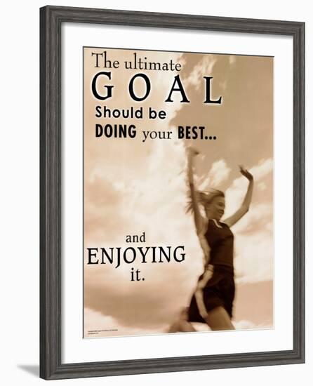 Ultimate Goal-null-Framed Art Print