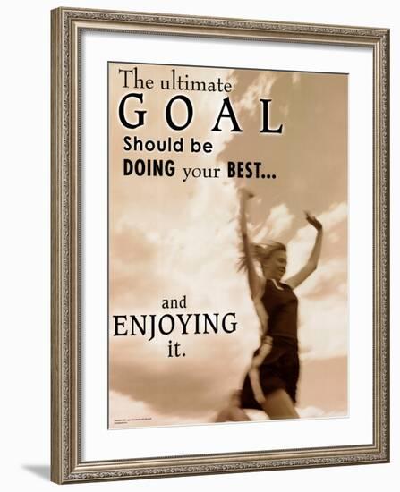 Ultimate Goal-null-Framed Art Print