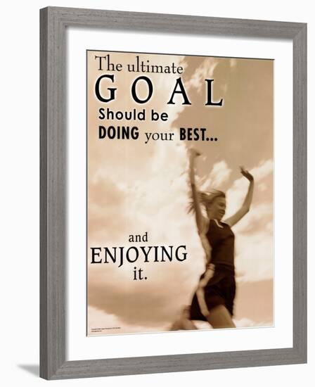 Ultimate Goal-null-Framed Art Print