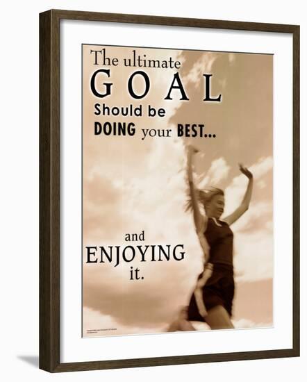 Ultimate Goal--Framed Art Print