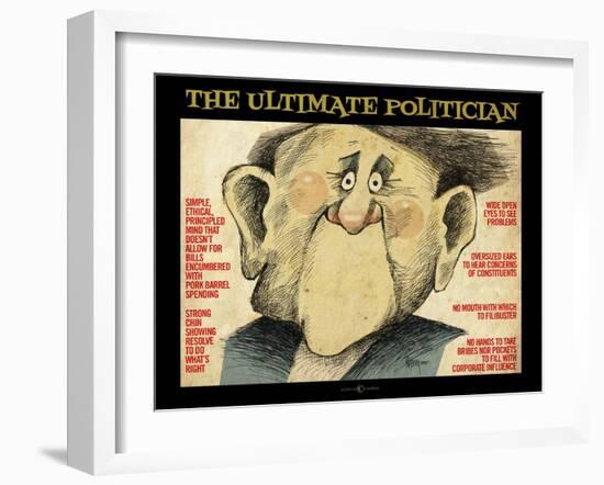 Ultimate Politician-Tim Nyberg-Framed Giclee Print