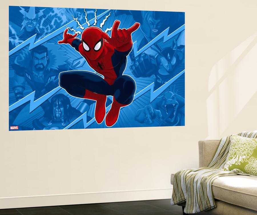 Ultimate Spiderman Sinister Art Situational Wall Mural By Com