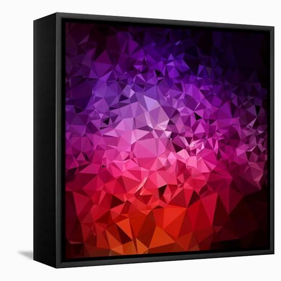 Ultra Violet Diamond Rainbow-Dominique Vari-Framed Stretched Canvas