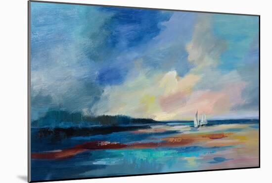 Ultramarine Sea and Sky-Silvia Vassileva-Mounted Art Print