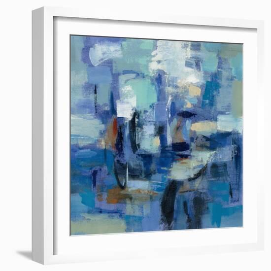 Ultramarine Waves II-Silvia Vassileva-Framed Art Print