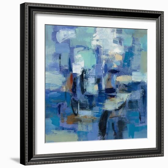 Ultramarine Waves II-Silvia Vassileva-Framed Art Print