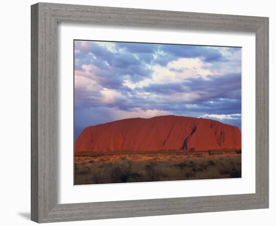 Uluru, Uluru-Kata Tjuta National Park, Northern Territory, Australia, Pacific-Pitamitz Sergio-Framed Photographic Print