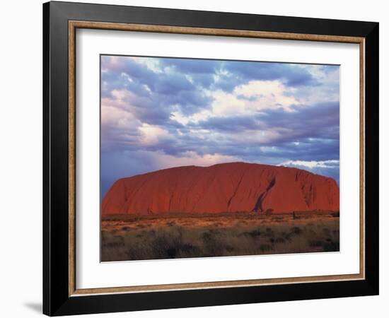 Uluru, Uluru-Kata Tjuta National Park, Northern Territory, Australia, Pacific-Pitamitz Sergio-Framed Photographic Print