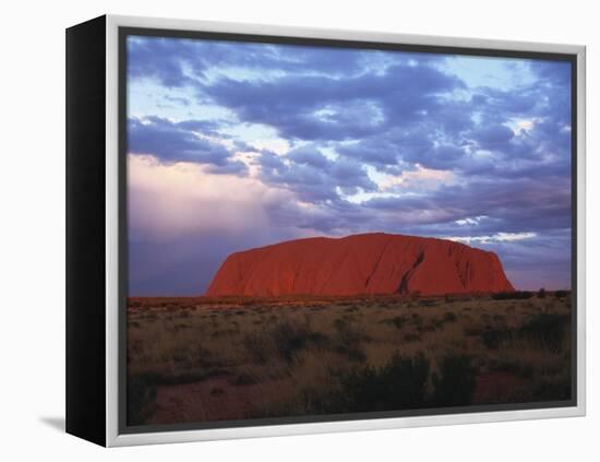 Uluru, Uluru-Kata Tjuta National Park, Northern Territory, Australia, Pacific-Pitamitz Sergio-Framed Premier Image Canvas