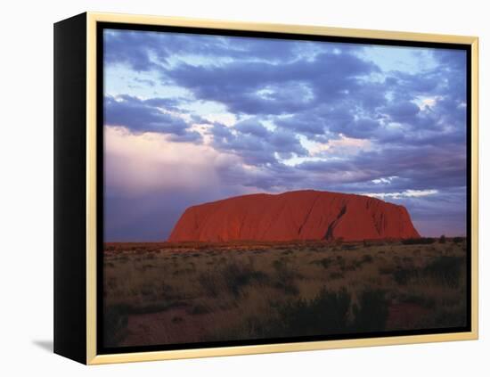 Uluru, Uluru-Kata Tjuta National Park, Northern Territory, Australia, Pacific-Pitamitz Sergio-Framed Premier Image Canvas