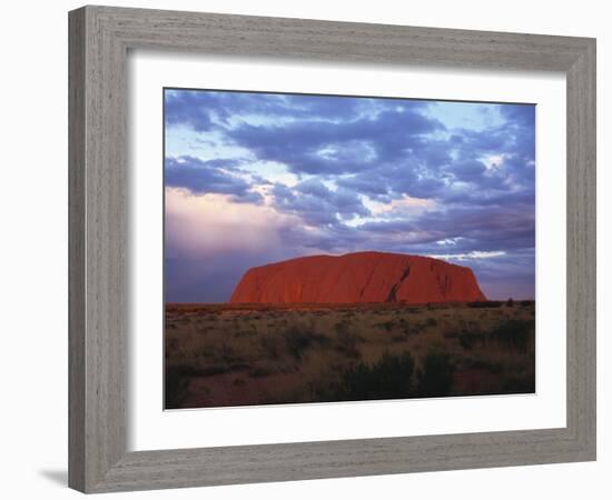 Uluru, Uluru-Kata Tjuta National Park, Northern Territory, Australia, Pacific-Pitamitz Sergio-Framed Photographic Print