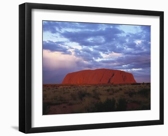 Uluru, Uluru-Kata Tjuta National Park, Northern Territory, Australia, Pacific-Pitamitz Sergio-Framed Photographic Print