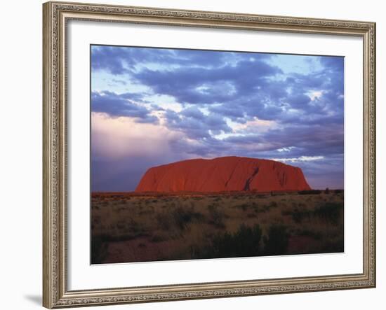 Uluru, Uluru-Kata Tjuta National Park, Northern Territory, Australia, Pacific-Pitamitz Sergio-Framed Photographic Print