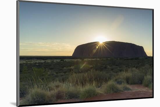 Uluru, Uluru-Kata Tjuta National Park, Northern Territory, Australia, Pacific-Ian Trower-Mounted Photographic Print