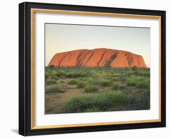 Uluru, Uluru-Kata Tjuta National Park, Unesco World Heritage Site, Northern Territory, Australia-Julia Bayne-Framed Photographic Print