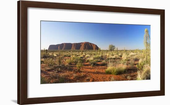 Uluru (UNESCO World Heritage Site), Uluru-Kata Tjuta National Park, Northern Territory, Australia-Ian Trower-Framed Photographic Print