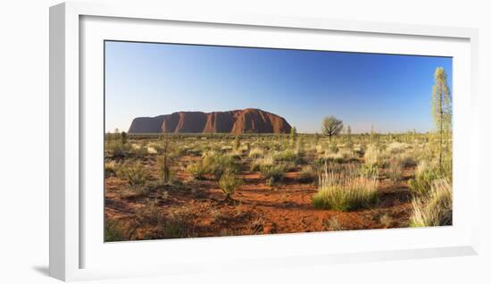 Uluru (UNESCO World Heritage Site), Uluru-Kata Tjuta National Park, Northern Territory, Australia-Ian Trower-Framed Photographic Print