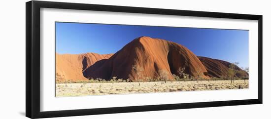 Uluru (UNESCO World Heritage Site), Uluru-Kata Tjuta National Park, Northern Territory, Australia-Ian Trower-Framed Photographic Print