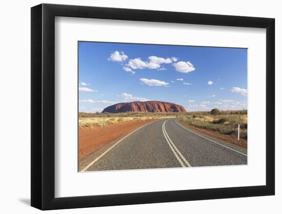 Uluru (UNESCO World Heritage Site), Uluru-Kata Tjuta National Park, Northern Territory, Australia-Ian Trower-Framed Photographic Print