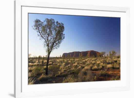 Uluru (UNESCO World Heritage Site), Uluru-Kata Tjuta National Park, Northern Territory, Australia-Ian Trower-Framed Photographic Print