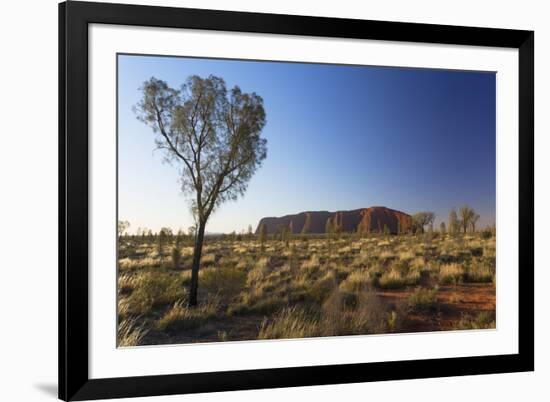 Uluru (UNESCO World Heritage Site), Uluru-Kata Tjuta National Park, Northern Territory, Australia-Ian Trower-Framed Photographic Print