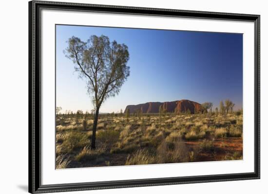 Uluru (UNESCO World Heritage Site), Uluru-Kata Tjuta National Park, Northern Territory, Australia-Ian Trower-Framed Photographic Print