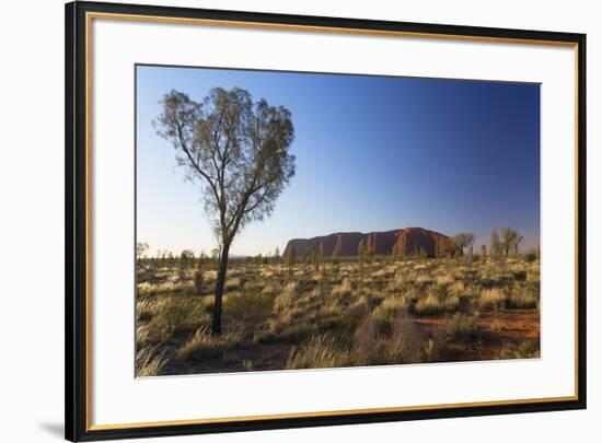 Uluru (UNESCO World Heritage Site), Uluru-Kata Tjuta National Park, Northern Territory, Australia-Ian Trower-Framed Photographic Print